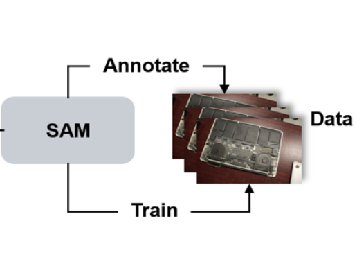 Evaluating Large and Lightweight Vision Models for Irregular Component Segmentation in E-Waste Disassembly